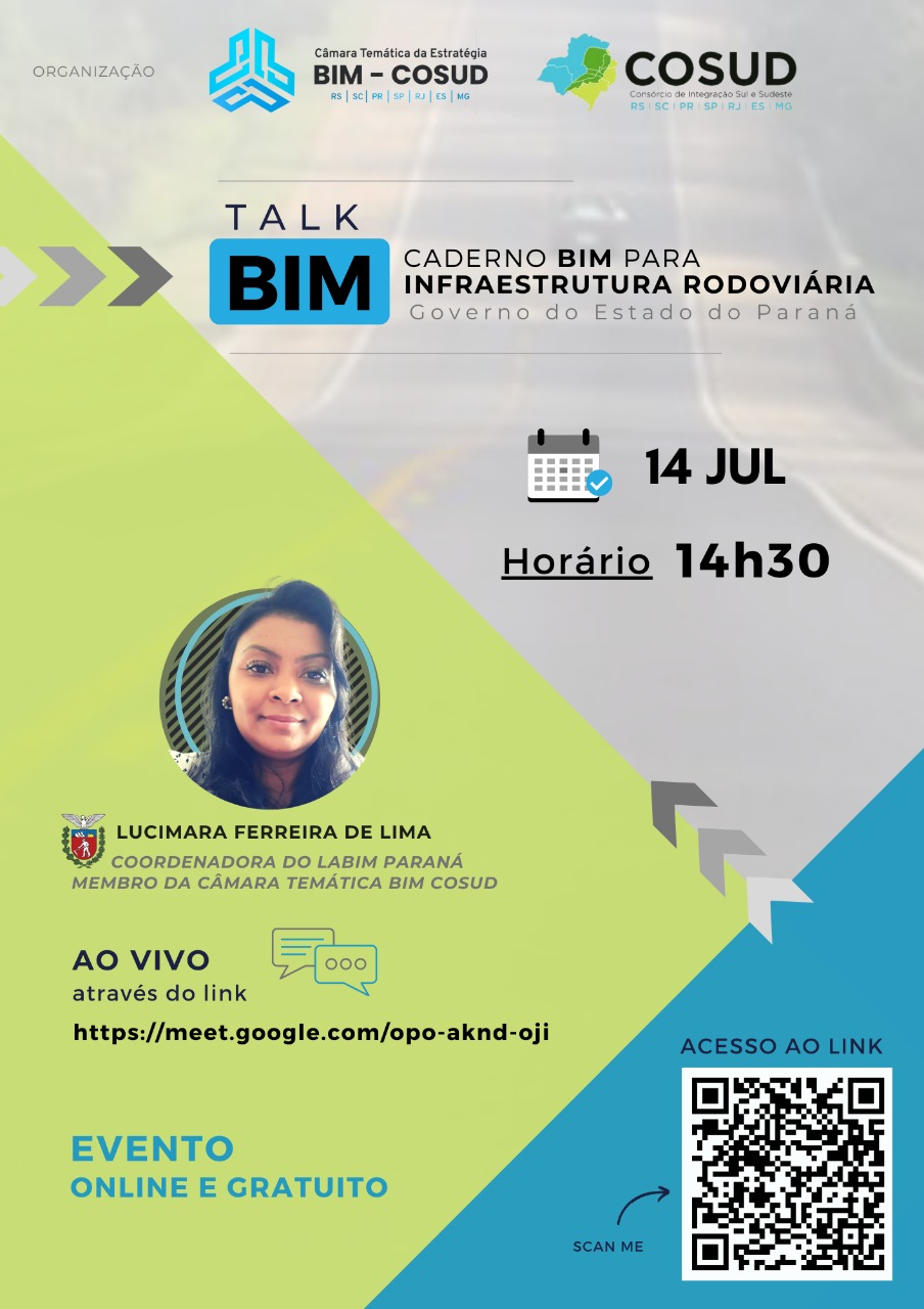 TALK BIM: Caderno BIM para Infraestrutura Rodoviária