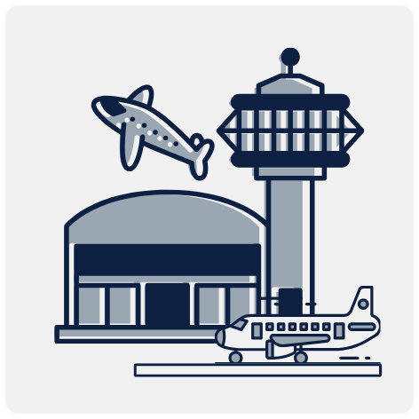 Ilustração Aeroporto