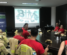 SEIL recebe alunos do Curso de Aperfeiçoamento de Oficiais Bombeiros