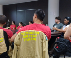 SEIL recebe alunos do Curso de Aperfeiçoamento de Oficiais Bombeiros