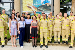 SEIL recebe alunos do Curso de Aperfeiçoamento de Oficiais Bombeiros