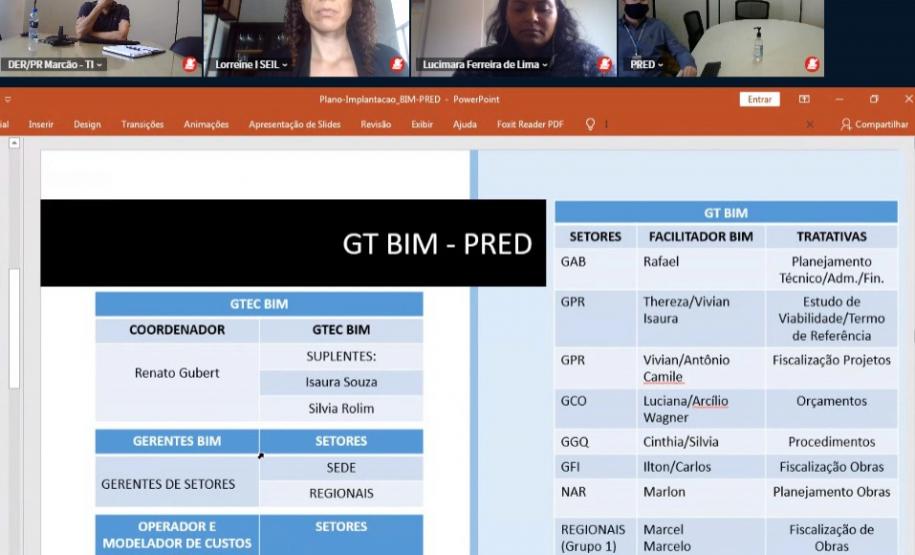 PARANÁ EDIFICAÇÕES apresenta o Plano de Implantação BIM na 5ª reunião do GTEC-BIM PR