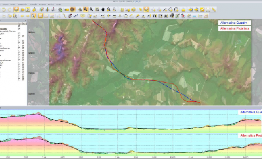 Estudo de Traçado Rodoviário