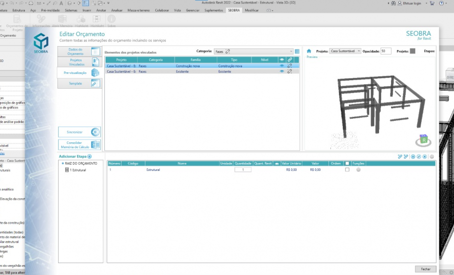 Treinamento SEOBRA for Revit
