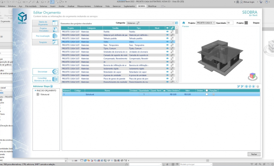 Treinamento SEOBRA for Revit