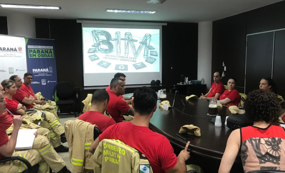 SEIL recebe alunos do Curso de Aperfeiçoamento de Oficiais Bombeiros