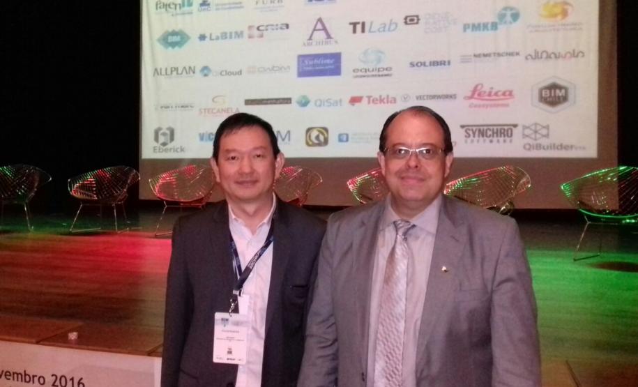 Sr. João Luiz Agner Regiani do BRDE e Eng. Lidio Sasaki - DGPO/SEIL PR