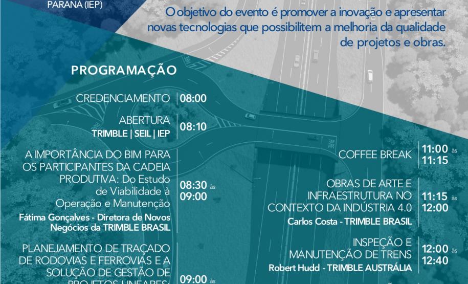 EVENTO TÉCNICO SEIL/ TRIMBLE/ IEP_BIM: TECNOLOGIA E INOVAÇÃO NO CONTEXTO DA INDÚSTRIA 4.0 EVENTO TÉCNICO SEIL/ TRIMBLE/ IEP_BIM: TECNOLOGIA E INOVAÇÃO NO CONTEXTO DA INDÚSTRIA 4.0